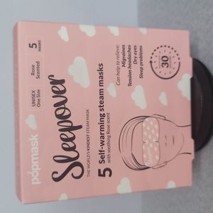 Popmask Sleepover 5 Self-warming steam masks